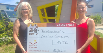 15.000 Euro für das Kinderhospiz St. Nikolaus