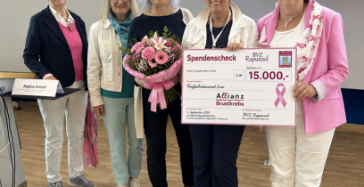 15.000 Euro für die Allianz gegen Brustkrebs